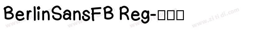 BerlinSansFB Reg字体转换